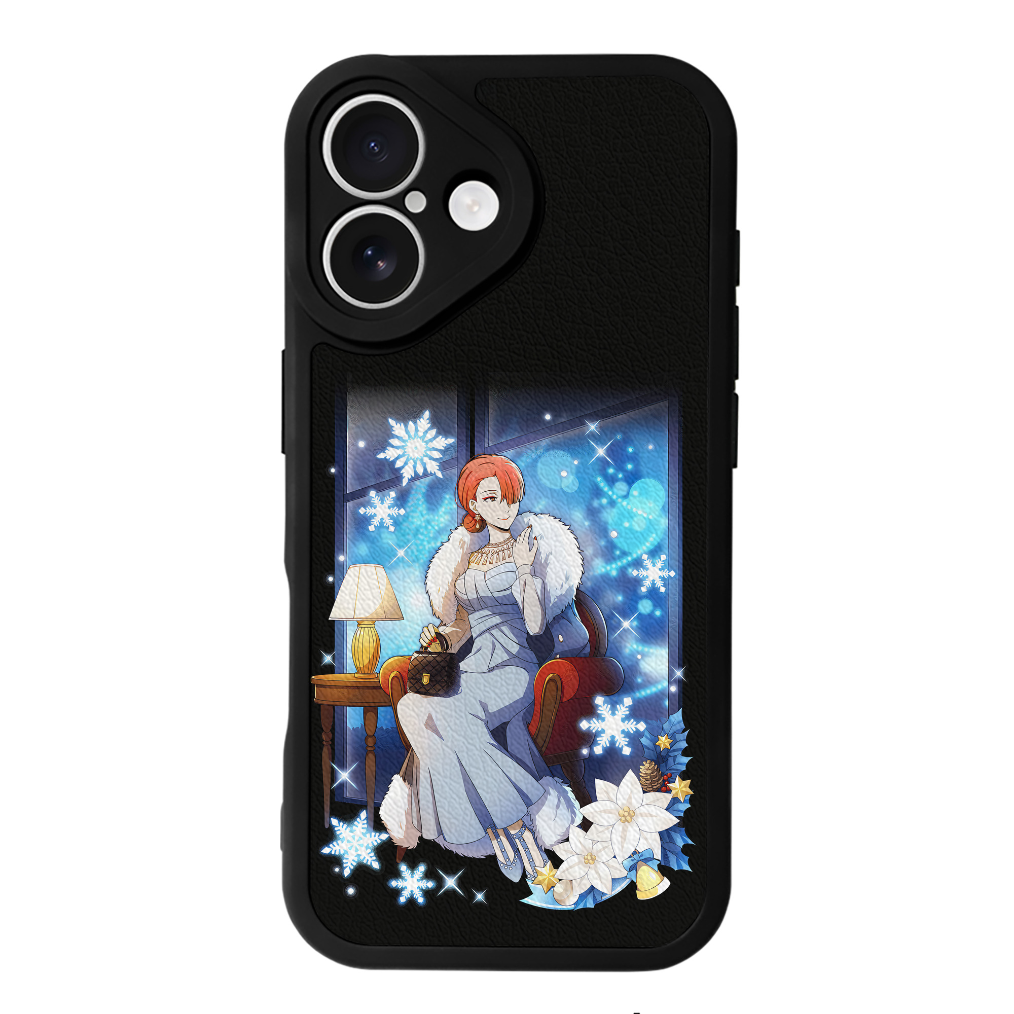 （画像用） 文豪ストレイドッグス Bungo Stray Dogs 【iPhone 16シリーズ対応】シリコンスマホケース（レザー調） 材質：シリコン